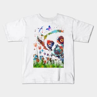 Lemur peeking Kids T-Shirt